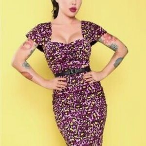 Deadly Dames Poison Ivy Wiggle Dress
